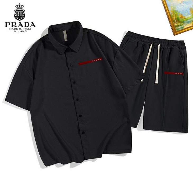 Picture of Prada Shirt Pant Suits _SKUPradaM-3XL25tr20624315